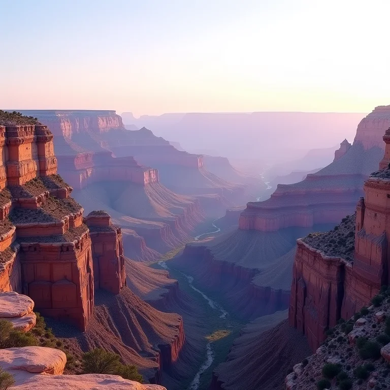 A imponência do Grand Canyon