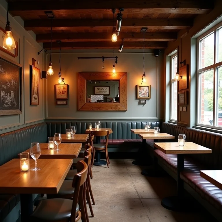 Ambiente e atmosfera de restaurantes em Nova York