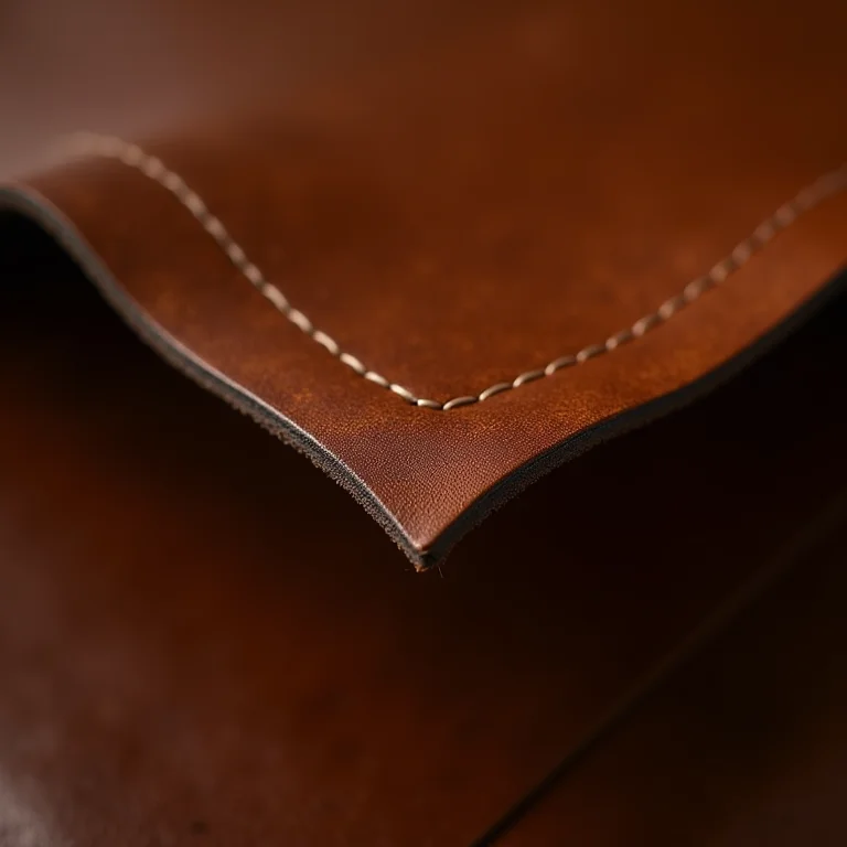 Amostras de couro de flor integral