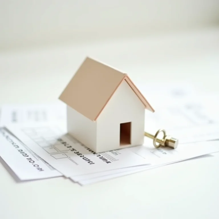 Casinha de brinquedo com cadeado e documentos de imóveis