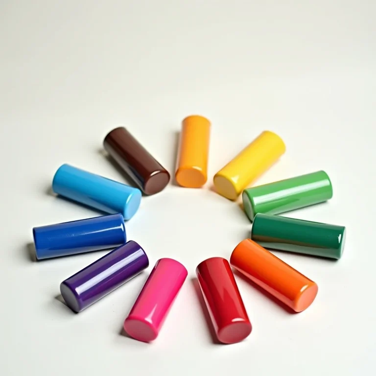 Círculo cromático com corretivos coloridos