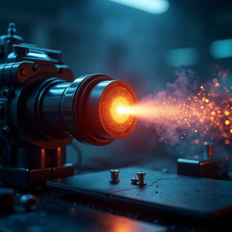 Conceito visual da energia exótica necessária para a viagem no tempo.