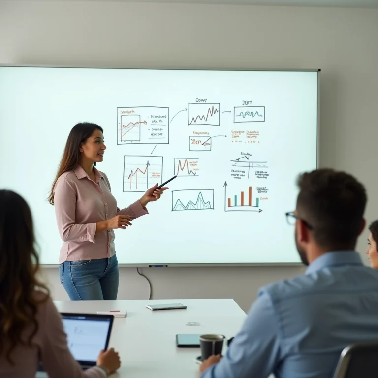 Consultora mid-size planejando orçamento à prova de imprevistos.