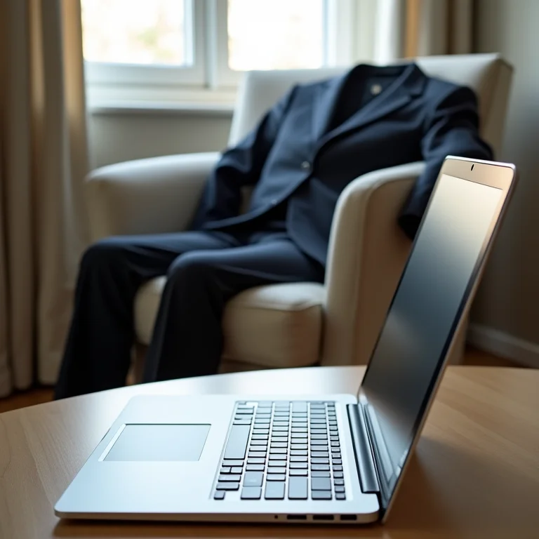 Contraste entre roupa de home office e roupa de entrevista