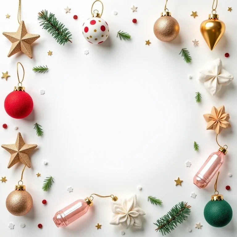 Decorações de Natal feitas com materiais reciclados