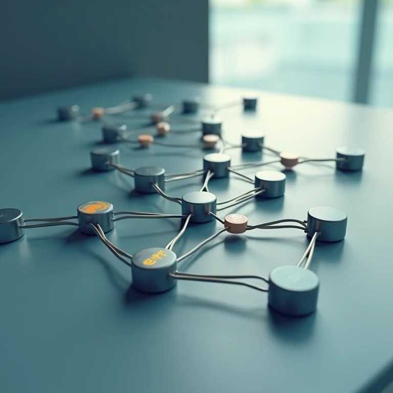 Diagrama de blockchain representando a base dos NFTs.