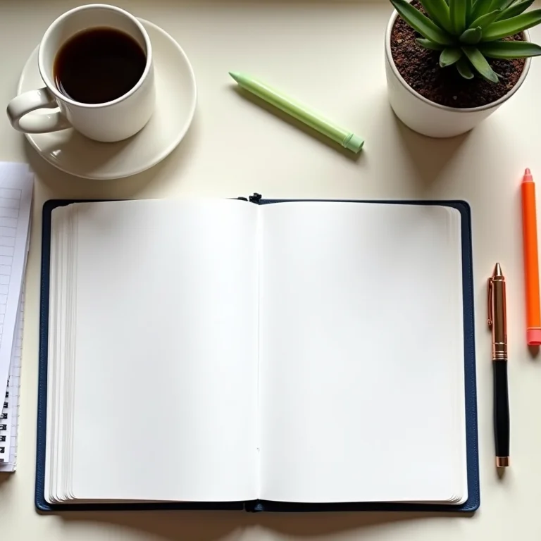 Edital do concurso PM aberto, marca texto e xícara de café em uma mesa