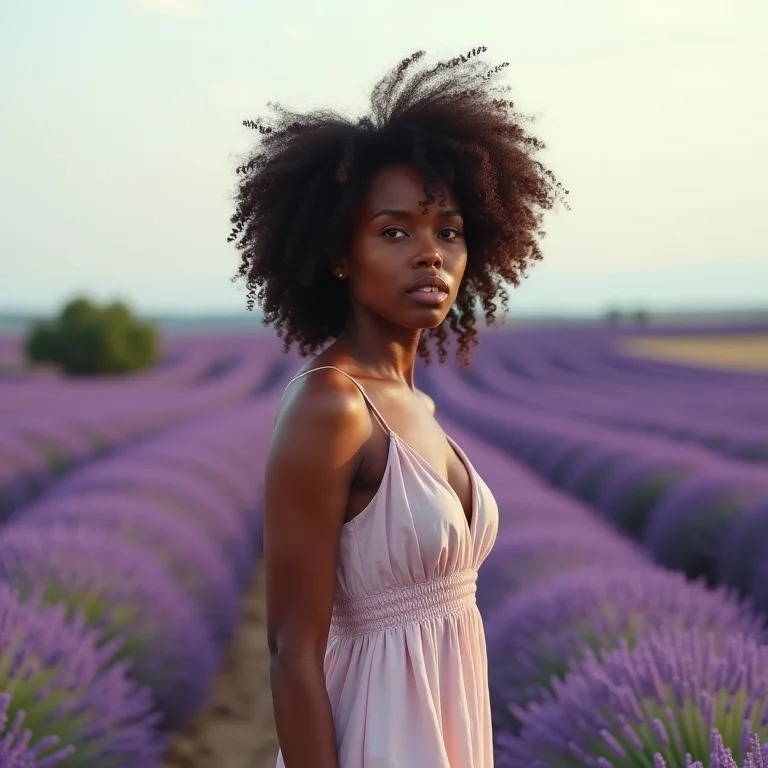 Elegância nos campos de lavanda da Provence