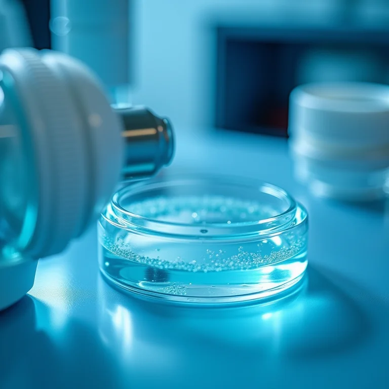 Equipamentos de laboratório, representando as técnicas de laboratório para a implantação de ovócitos