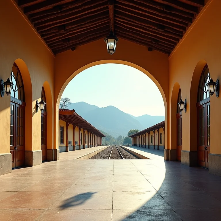 Estação de trem de Aquidauana no Pantanal