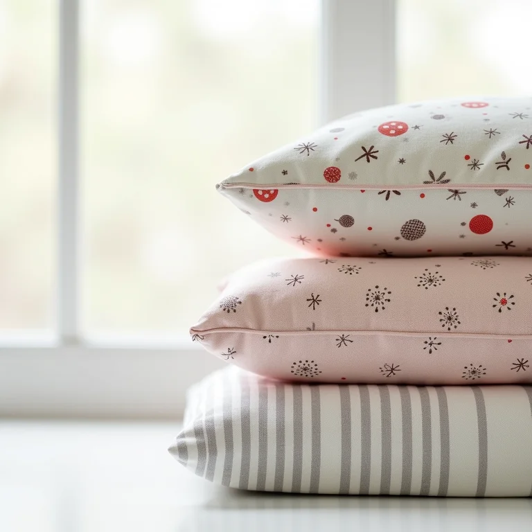 Estampas de diferentes tamanhos lado a lado.