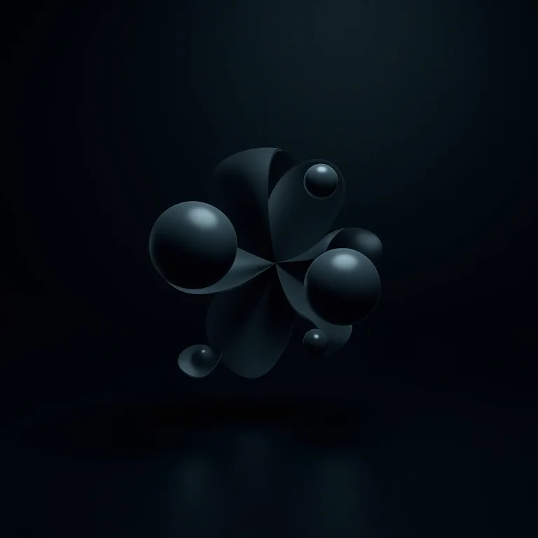 Formas geométricas representando os fundamentos da computação quântica.