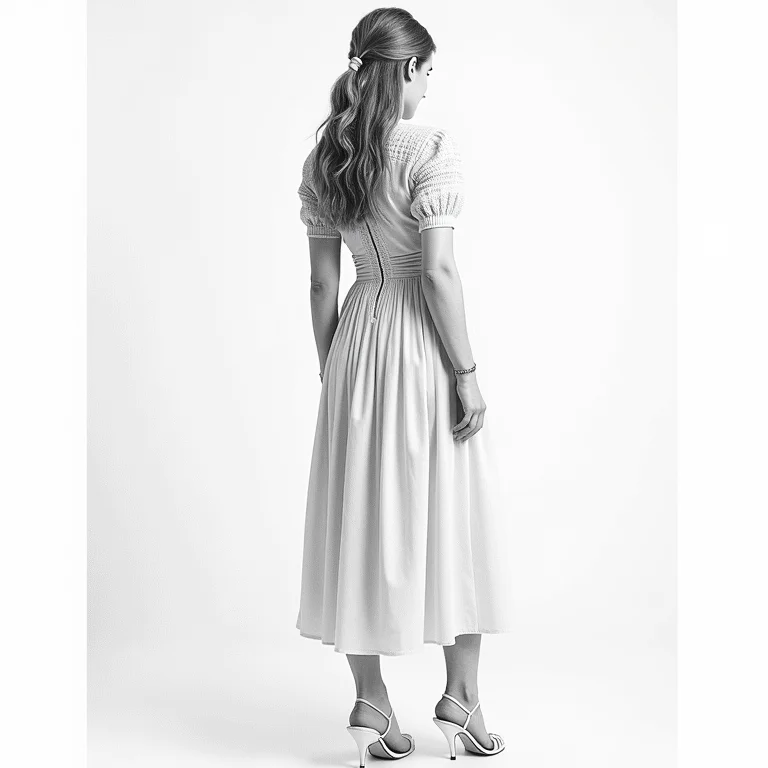 Ilustrações de moda antigas com nós