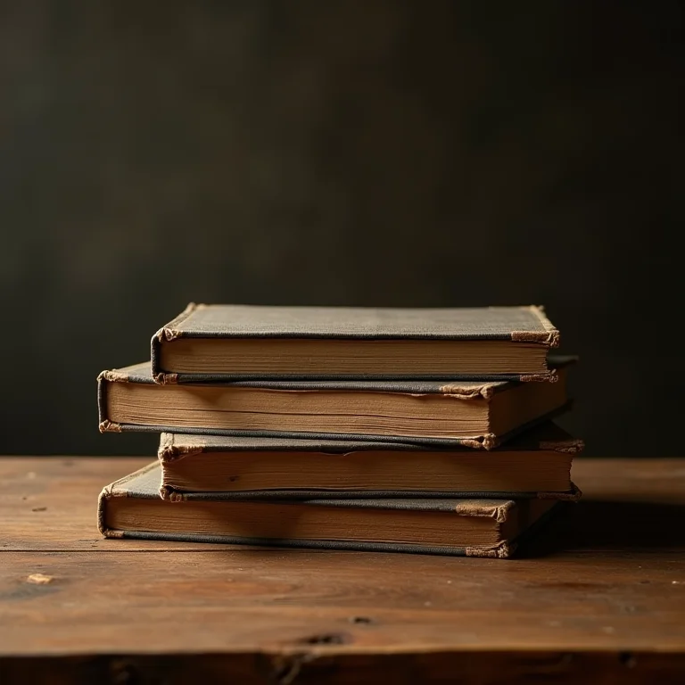 Livros antigos de leis de divórcio brasileiros empilhados sobre mesa de madeira.