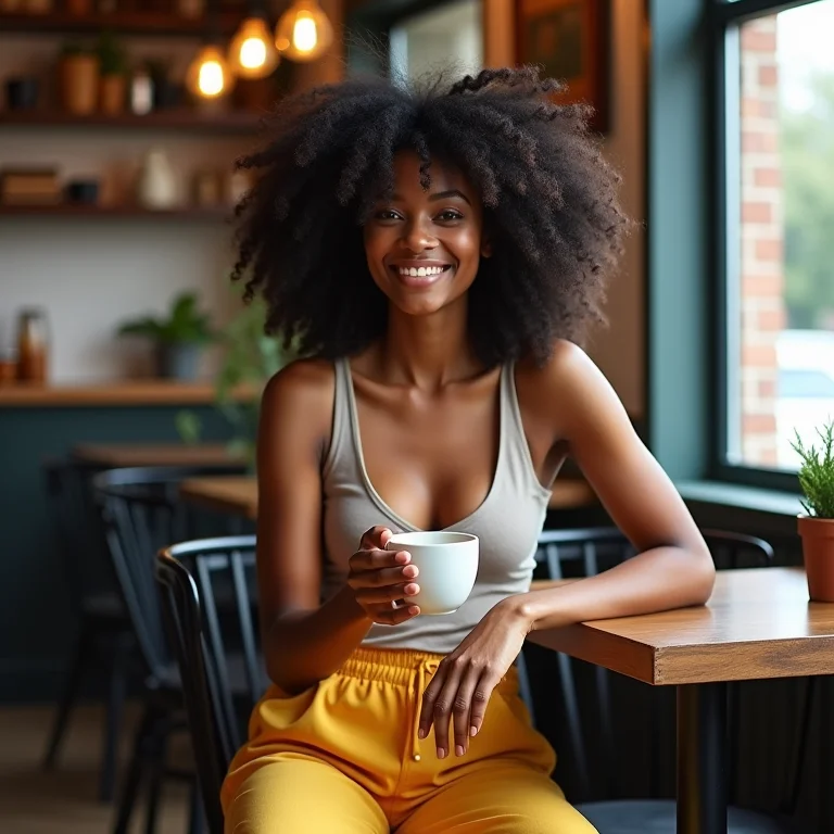 Look casual chic com calça de cirrê para o dia a dia