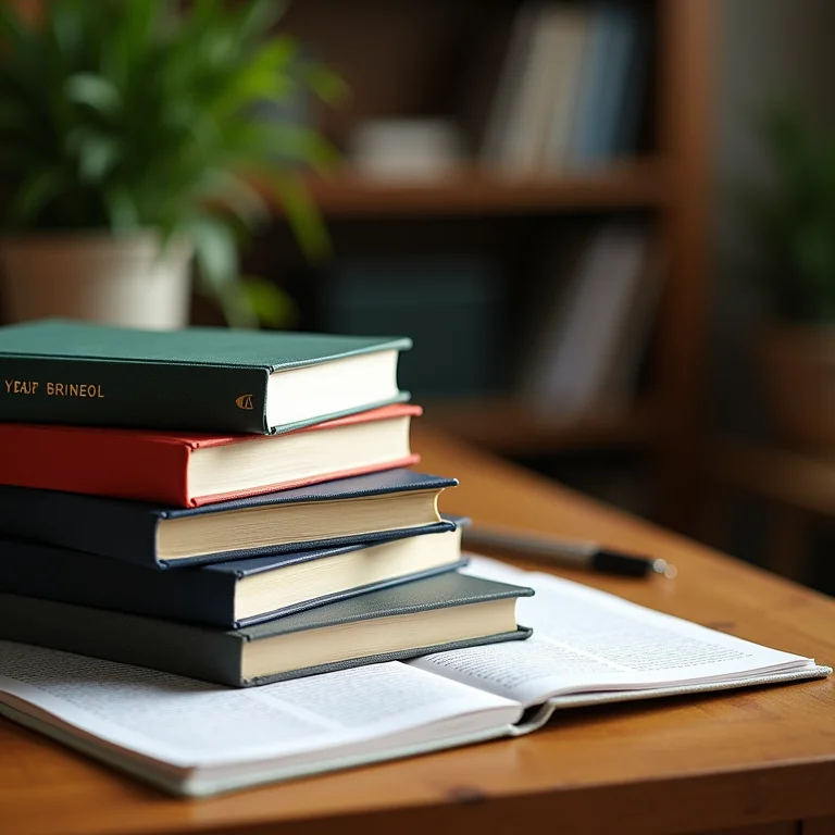 Materiais didáticos e guias curriculares organizados em uma mesa