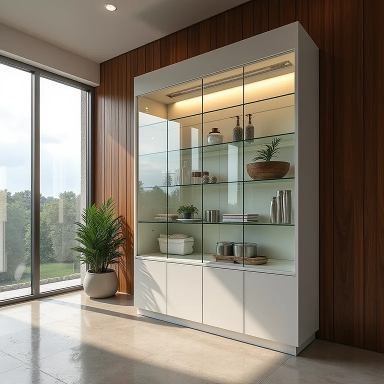 Materiais inovadores em cristaleiras modernas