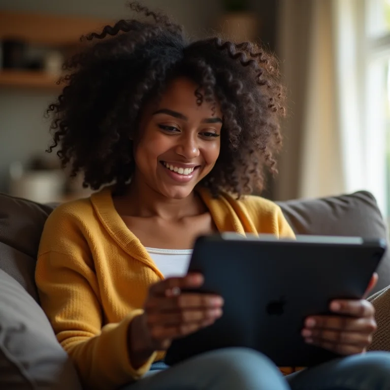 Menina latina aprendendo programação com jogos.