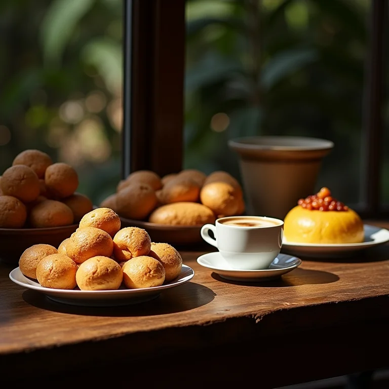 Mesa farta com pratos da culinária mineira