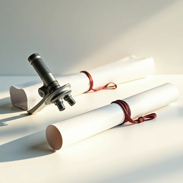 Microscópio e diploma representando cursos de biologia