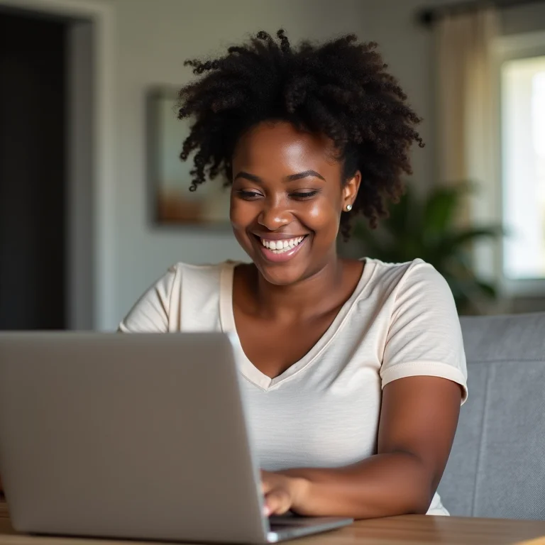 Mulher confiante investindo em Tesouro Direto