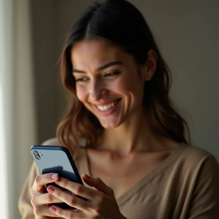 Mulher Plus Size ativando autenticação de dois fatores