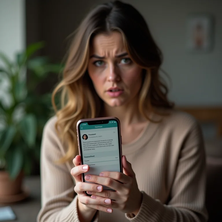 Mulher plus size preocupada com pedido excessivo de dados