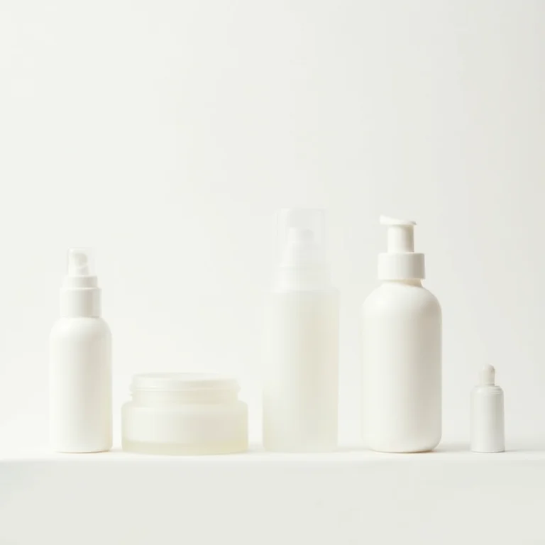 Produtos de limpeza e hidratação de pele para maquiagem