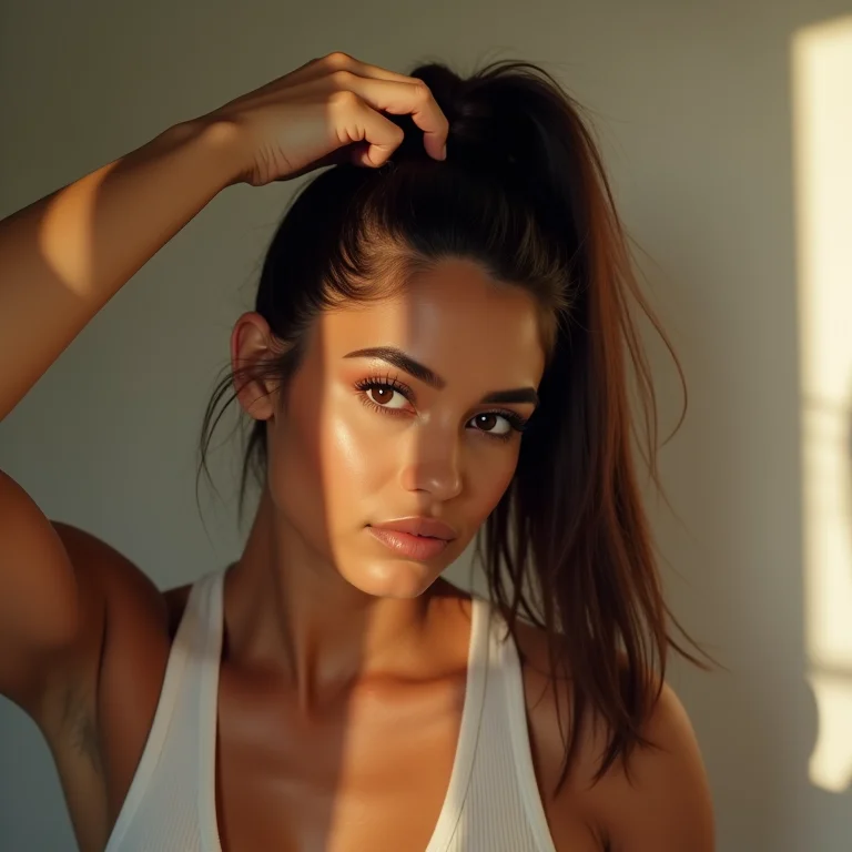 Rabo de cavalo texturizado para dar volume