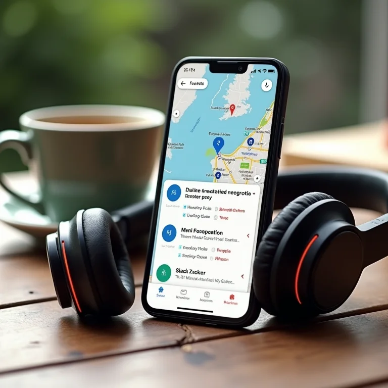 Rotas e horários de transporte público no aplicativo de mapas