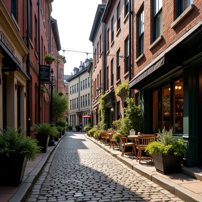 Ruas charmosas de Georgetown, Washington D.C.