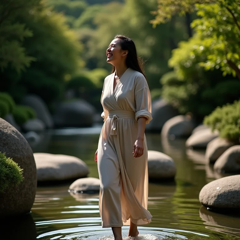 Serenidade nos jardins de Kyoto