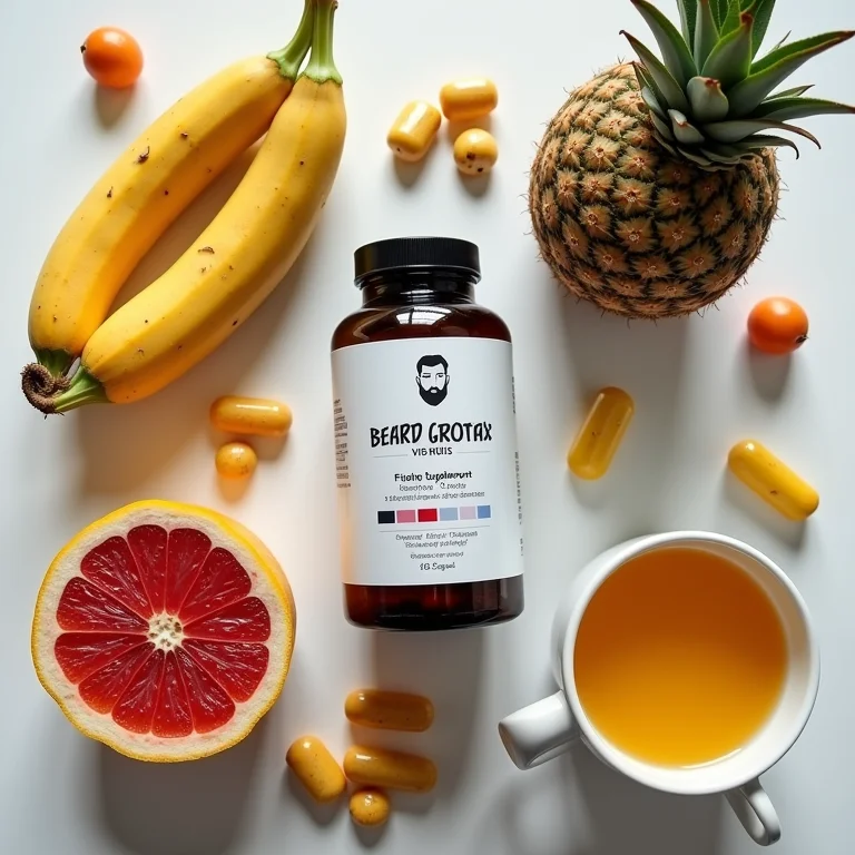 Suplementos e alimentos para o crescimento da barba