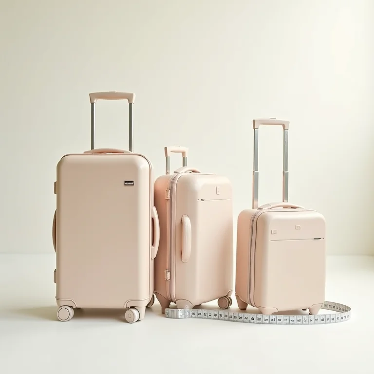 Tabela de medidas de bagagem de mão de diferentes companhias aéreas