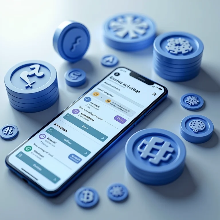 Tokens digitais ERC-721 e ERC-1155 em dispositivos.