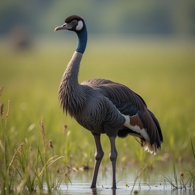 Tuiuiú em seu habitat natural