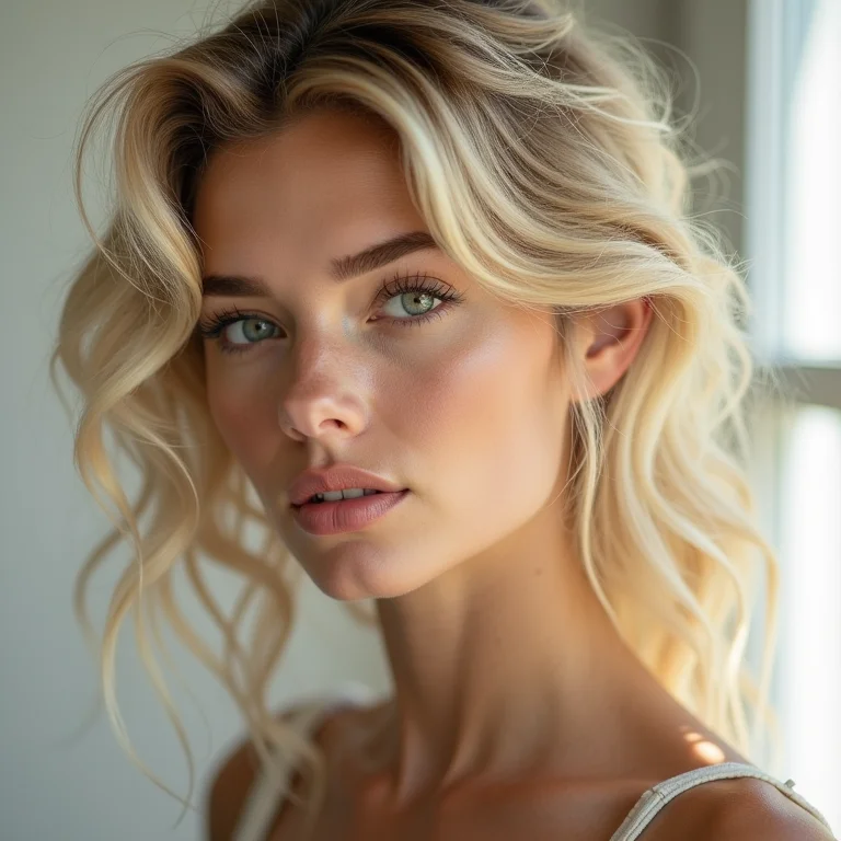 Variações do coque abacaxi em cabelo ondulado