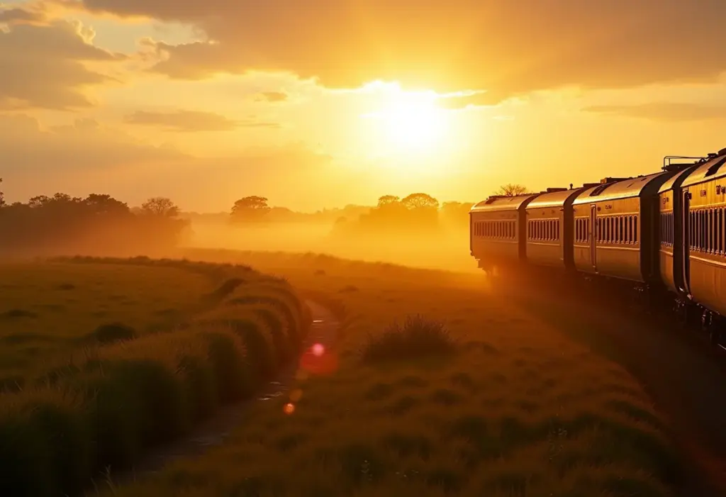 Trem do Pantanal: o guia para uma viagem inesquecível saindo de Campo Grande Vista panorâmica da viagem de trem no Pantanal
