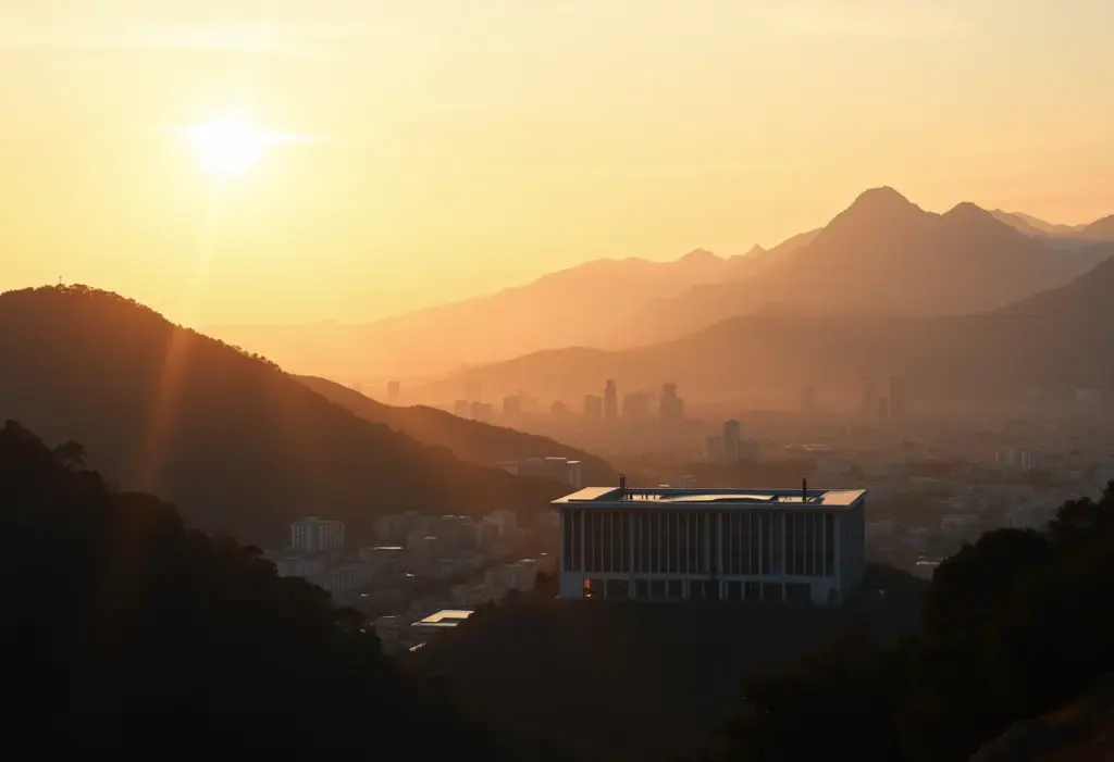 Petrópolis: O guia definitivo para aproveitar o melhor da cidade Vista panorâmica de Petrópolis ao pôr do sol