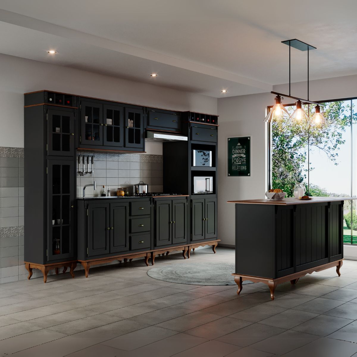 MDF fosco ou brilhante: qual o melhor acabamento para armários pretos?