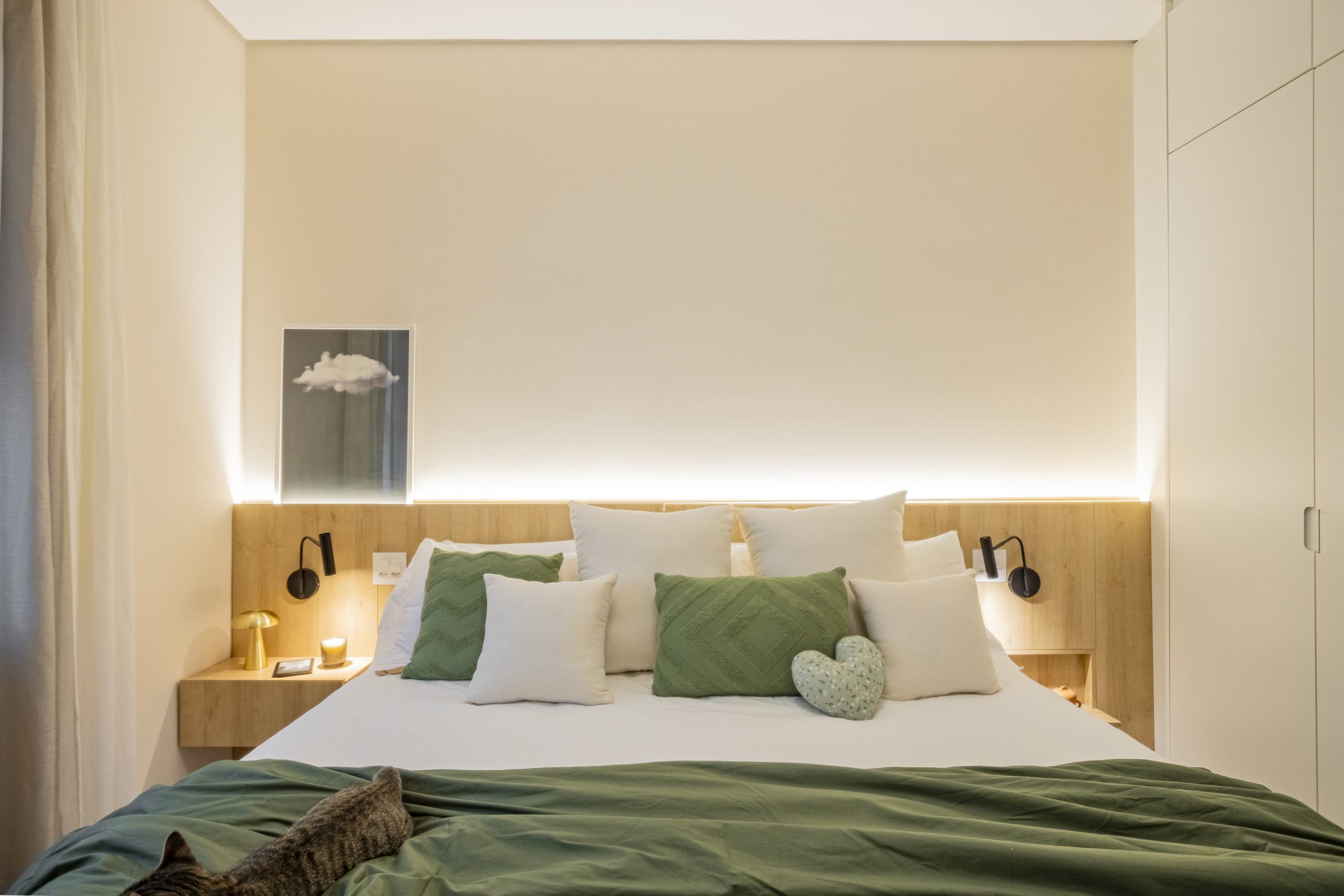 decoração de quarto de casal moderno