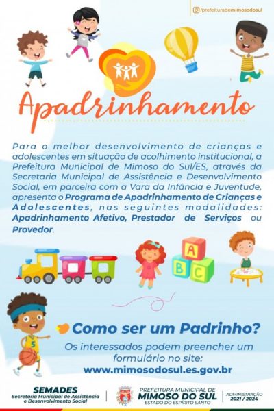 Apadrinhamento de Crianças Acolhidas