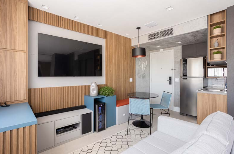 Otimizando o Espaço com Móveis Multifuncionais - inspiração 1