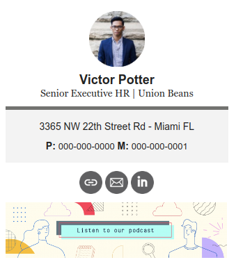 assinatura de email profissional