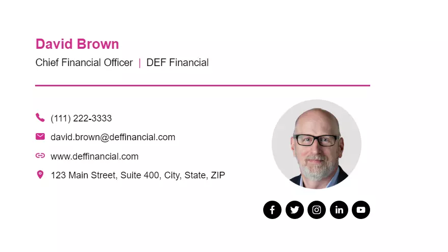 assinatura de email profissional