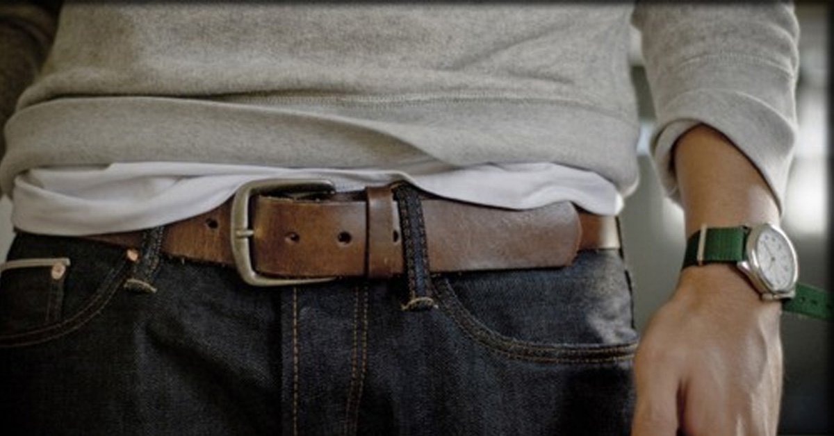 cinto masculino como escolher