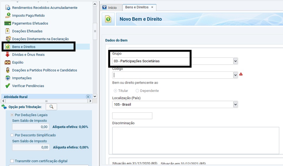 como declarar investimentos no exterior