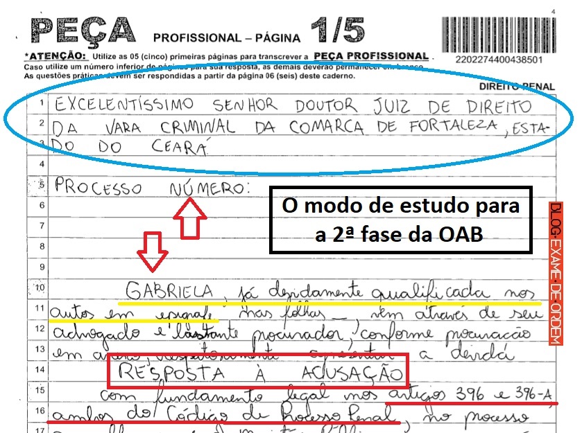 como estudar para a segunda fase da oab
