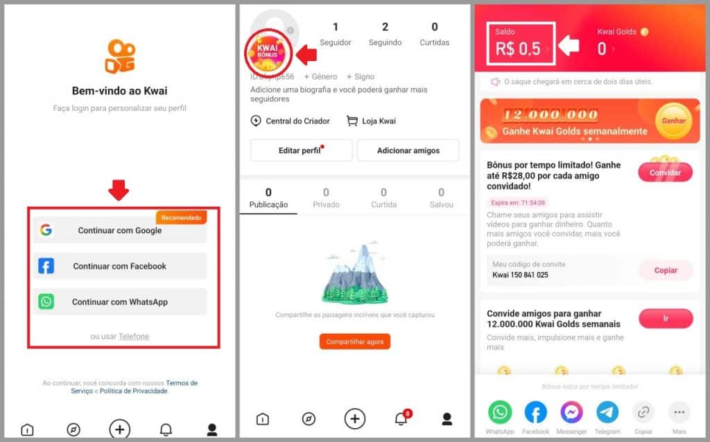 Guia completo de Lives no Kwai para monetização