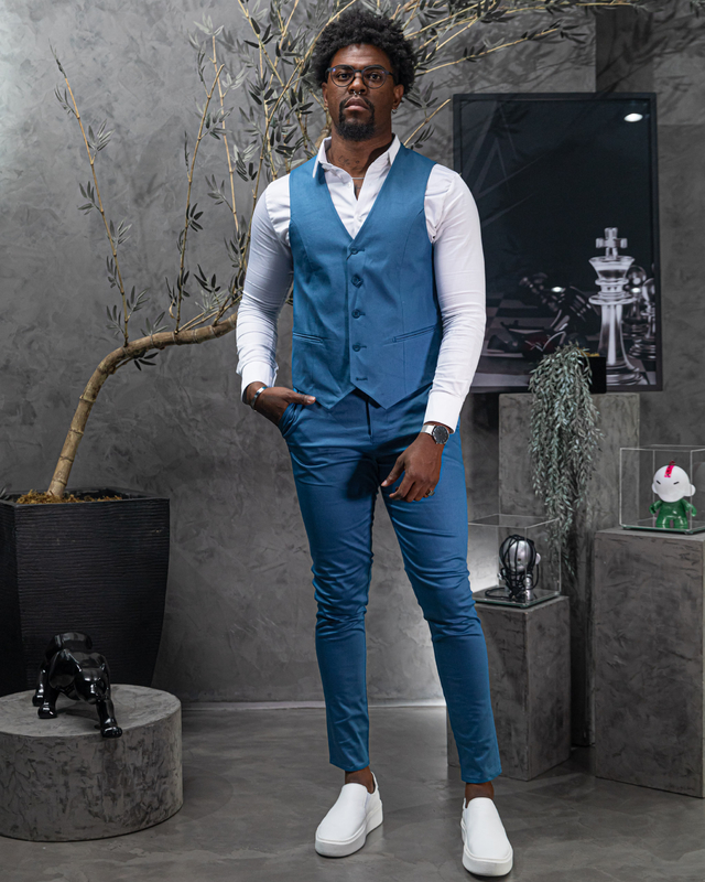 como usar colete masculino social